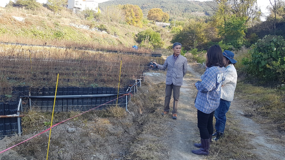 농촌일손돕기 지원 격려 및 농가 방문