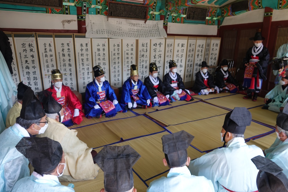 2022년 산청향교 춘기 석전대제 봉행